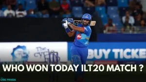 Today's ILT20 Match Result