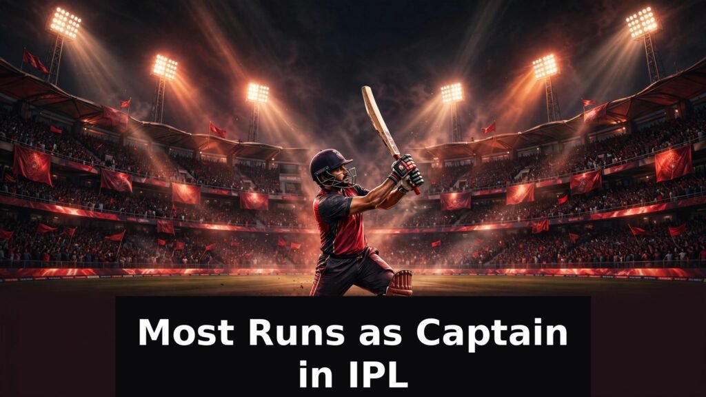 Most runs as captain in IPL record list with Virat Kohli on top with 4994 runs