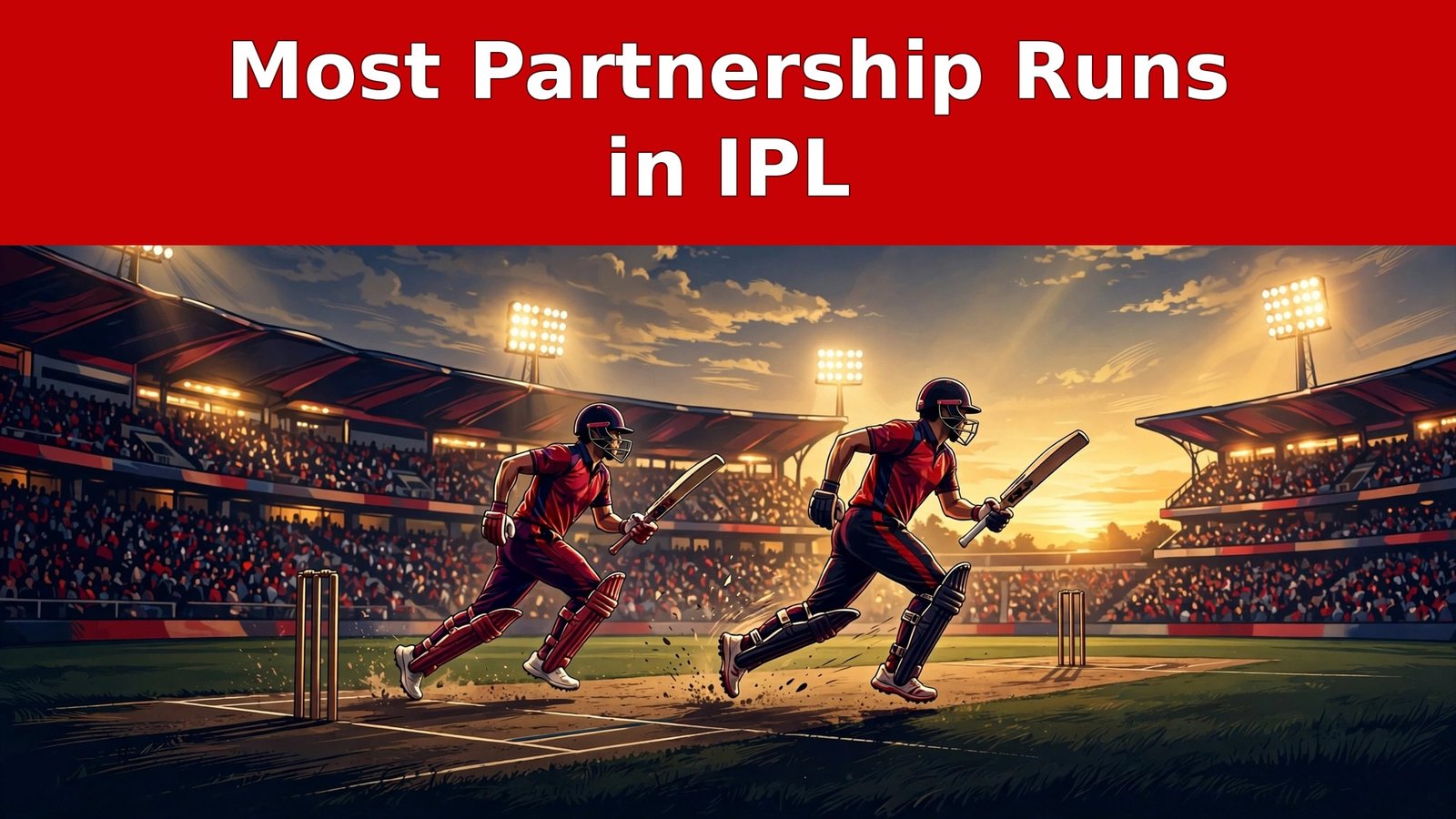 Most partnership runs in IPL record chart showing the biggest batting stands