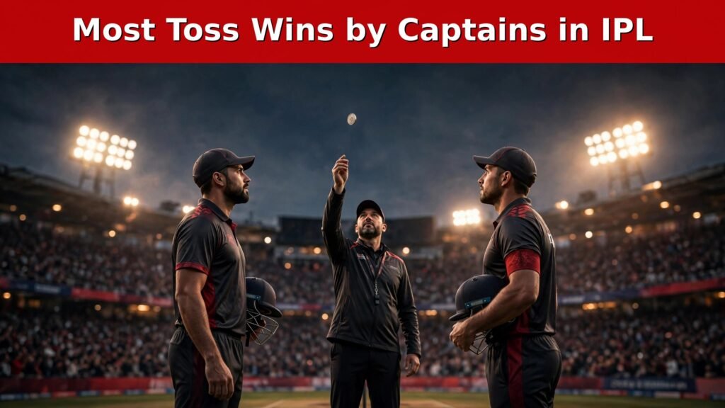 Most toss wins by captains in IPL record chart with MS Dhoni leading