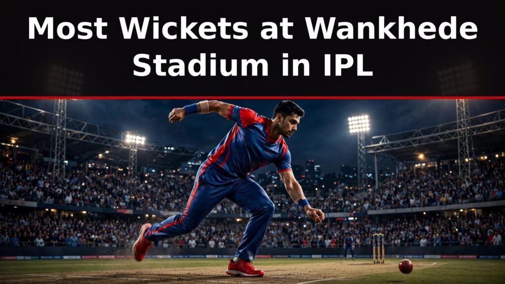 Lasith Malinga and Jasprit Bumrah lead the list of most wickets at Wankhede Stadium in IPL history